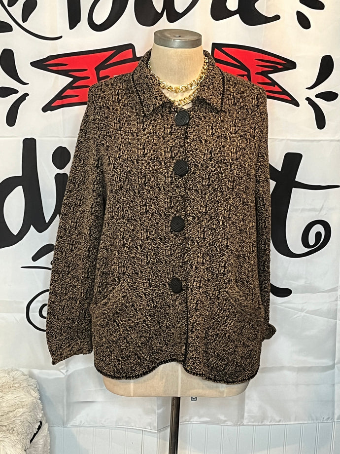 Brown Sweater Jacket