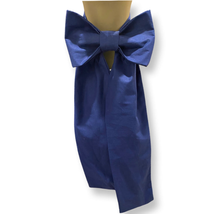 Navy Blue Omega Bowtie