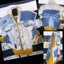 Load image into Gallery viewer, Patchwork Denim Cape
